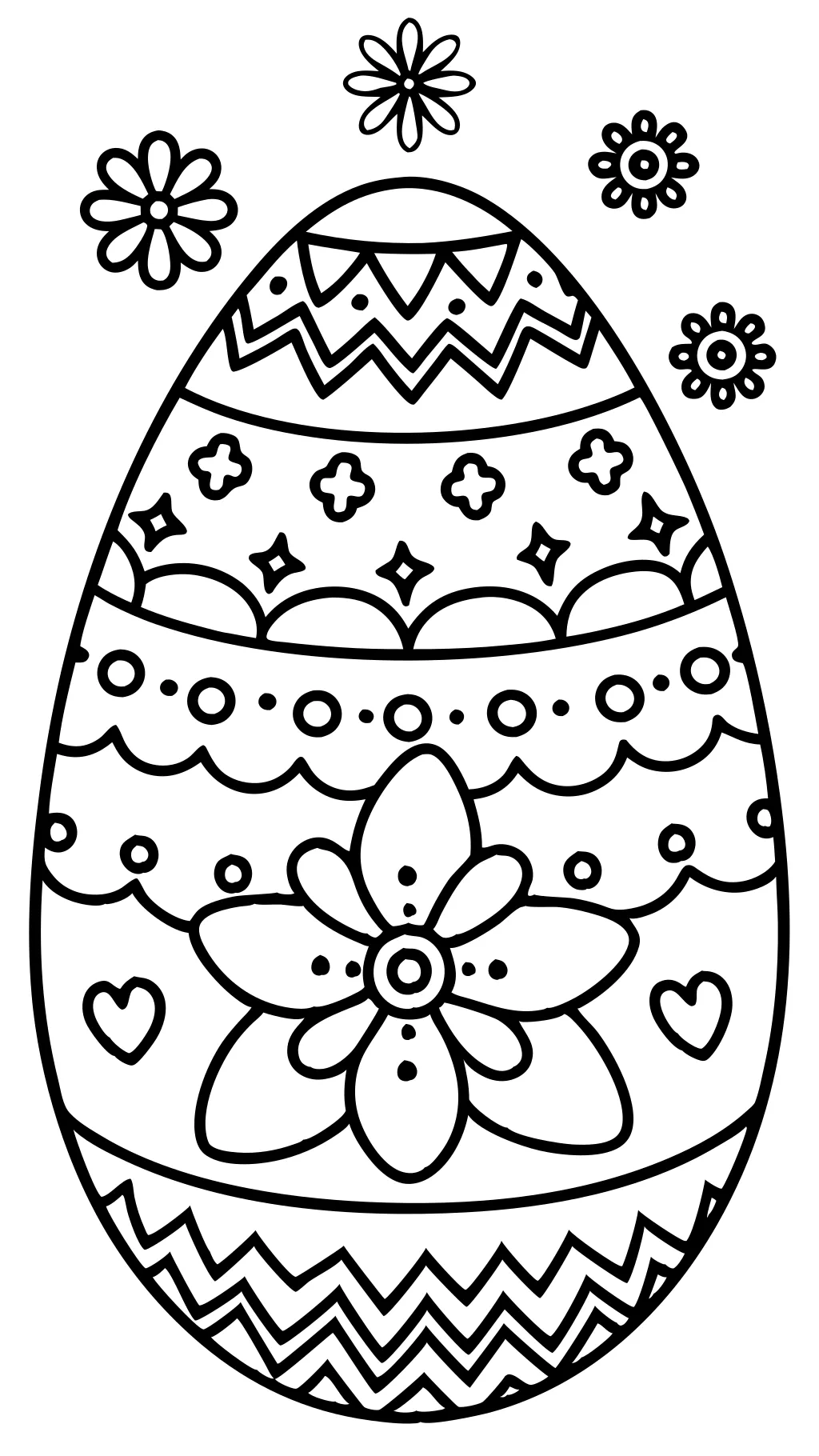 egg coloring pages printable